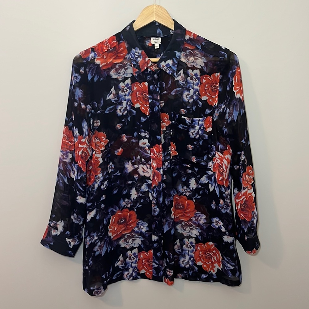// WILFRED FLORAL BLOUSE //